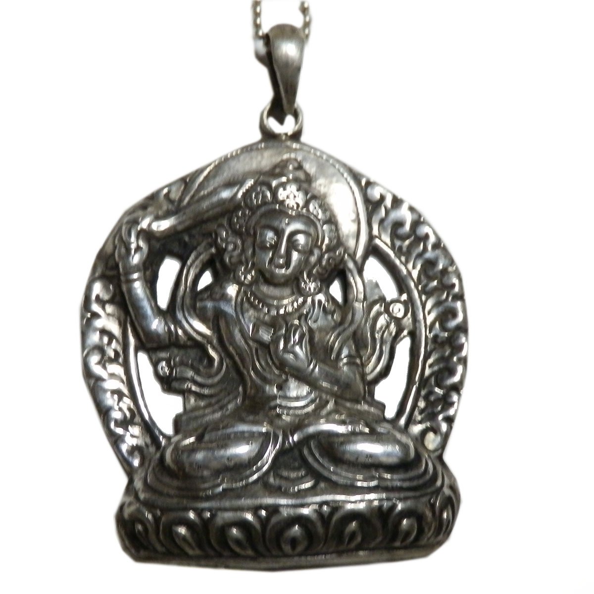 文殊菩薩像 ネパール製　マンジュシュリー 文殊菩薩像 ネパール製 マンジュシュリー - メルカリ